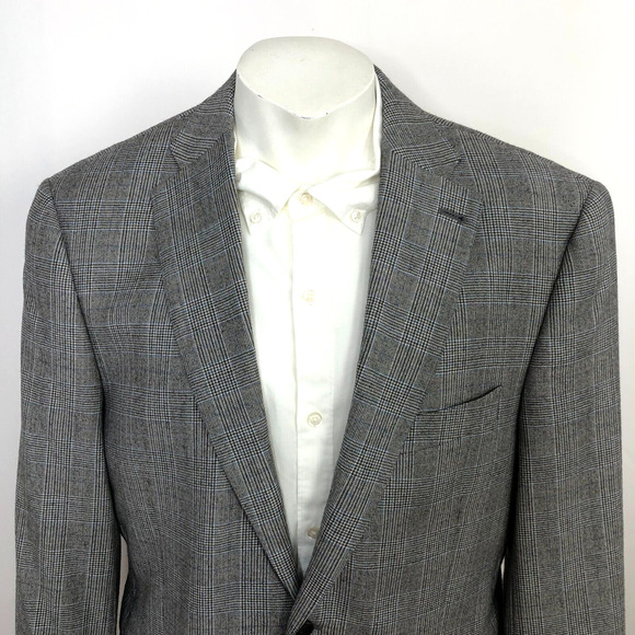 Peter Millar Gray Plaid Blazer - Picture 1 of 16